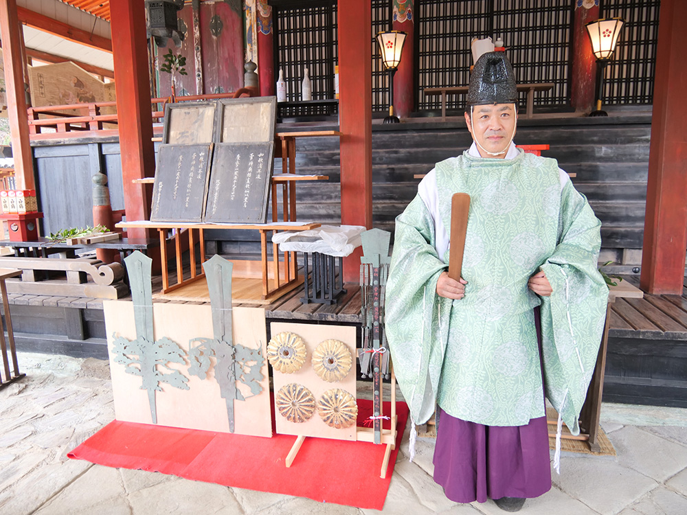 見つかった宝物と小板宮司