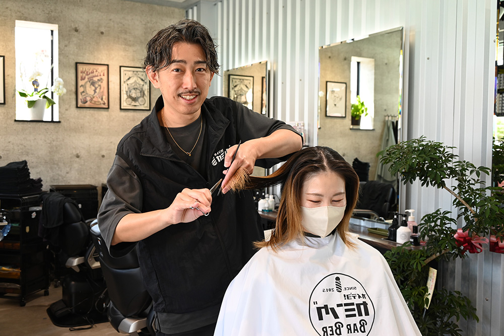 「毎月通ってもらいやすい価格です」と中本さん