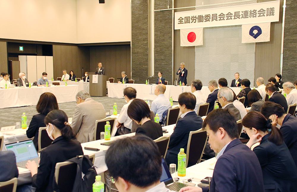 宮﨑知事らがあいさつした連絡会議