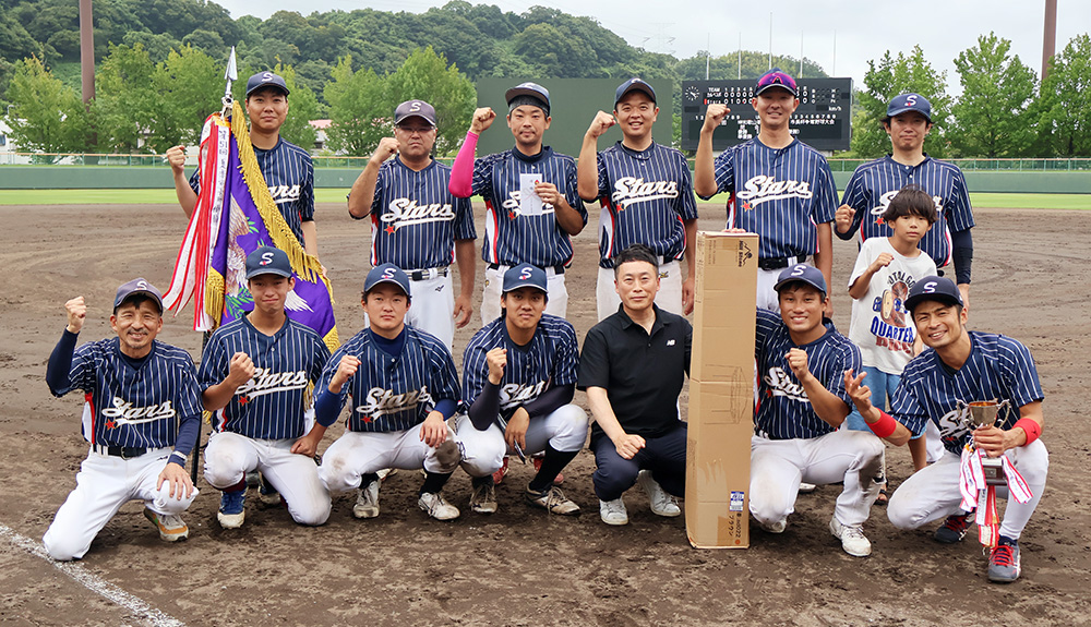 大会2度目の出場で初優勝したStars☆の皆さん
