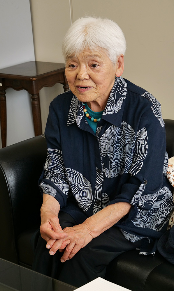 和歌山市　上原ハツさん（９２）