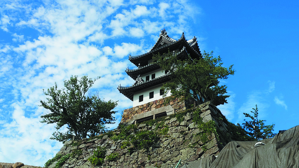 洲本城の模擬天守