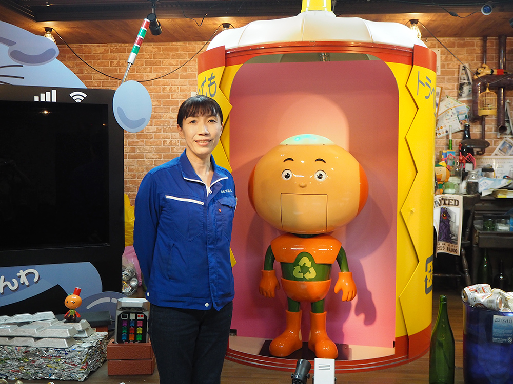 松田社長とクルリンちゃん