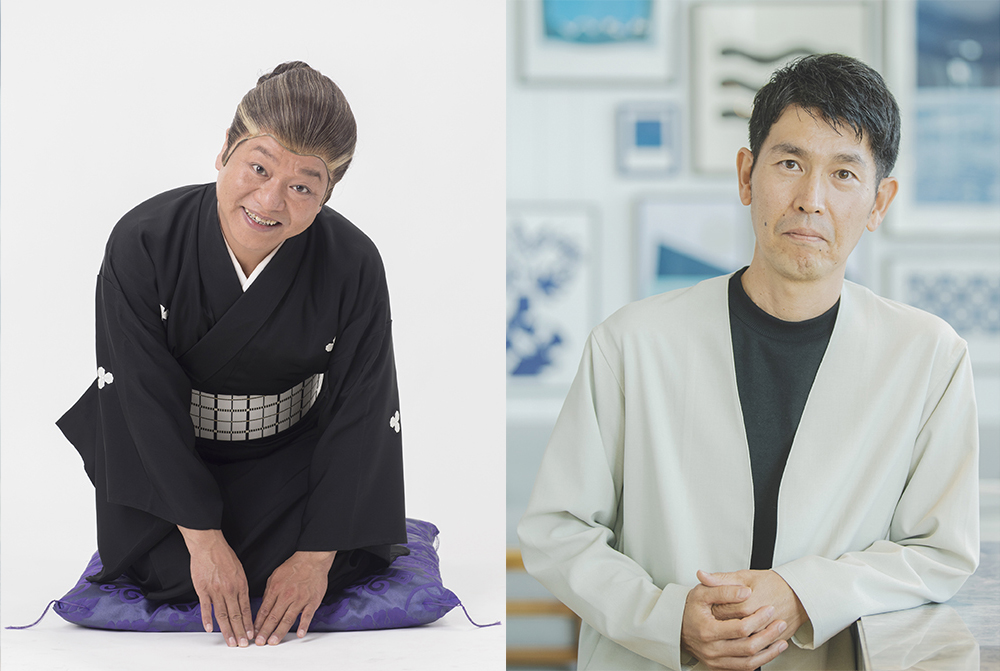 桂枝曾丸さん㊧と堀本裕樹さん（写真は同財団提供）