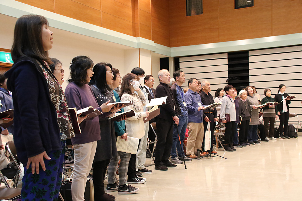 練習に熱が入る団員ら