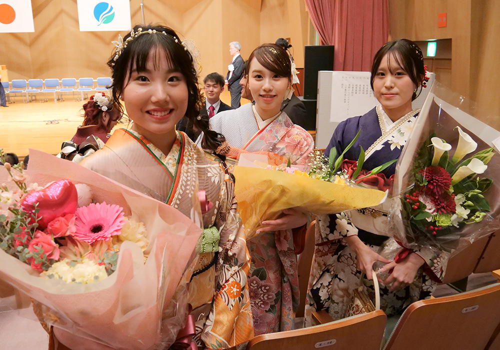 華やかに門出を祝福(紀美野町)