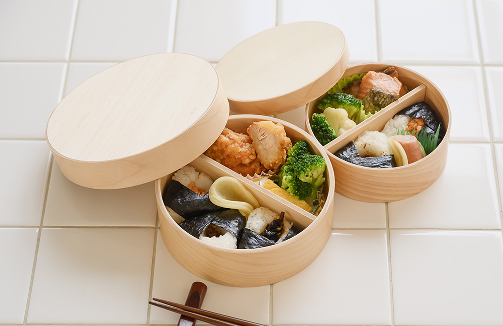 電子レンジ対応のわっぱ弁当箱