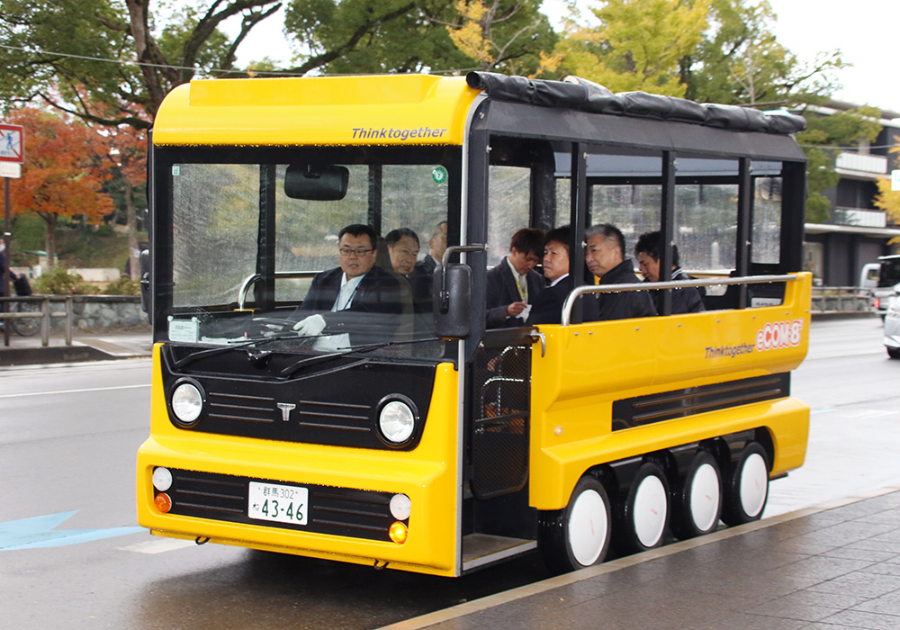 好評だったグリーンスローモビリティ