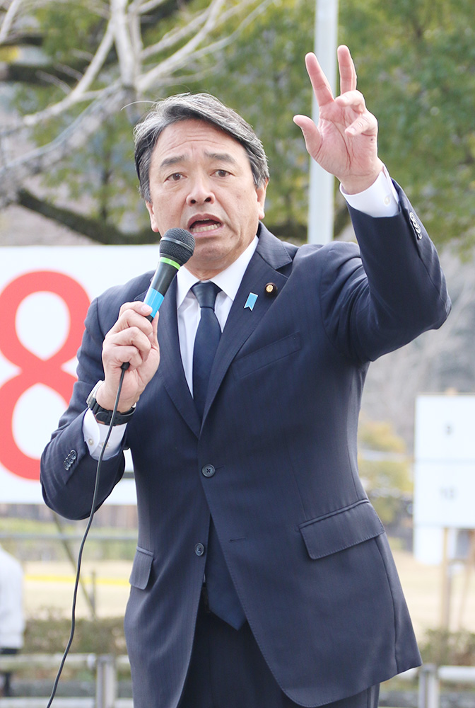 国民民主の榛葉幹事長