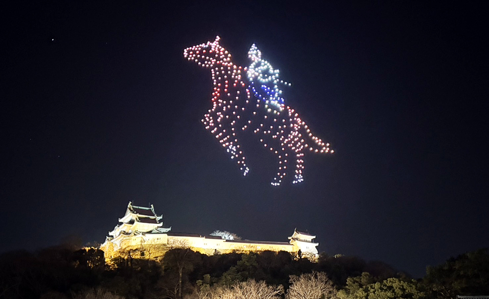 徳川吉宗をデザインしたドローン