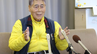 立候補を表明した旅田氏