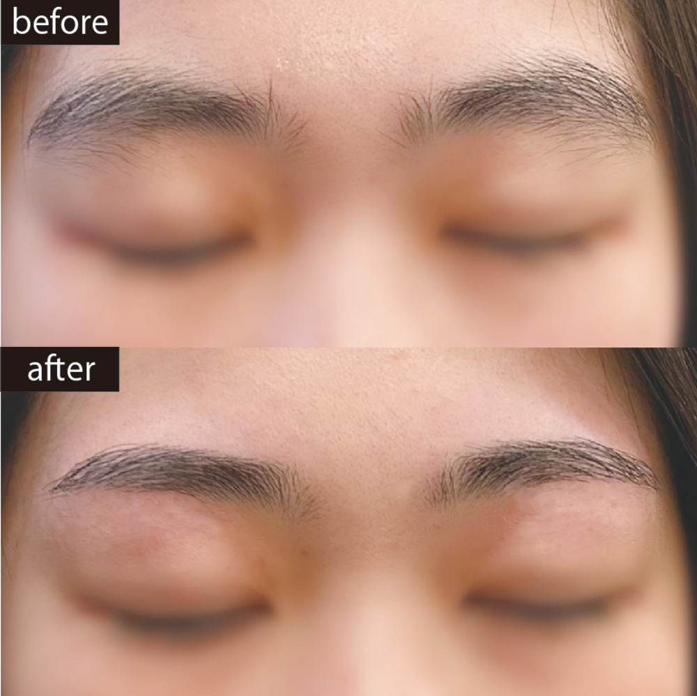 プロが理想の眉に整えます