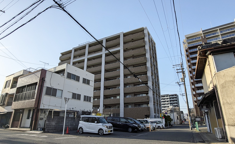 住宅地で価格１０年連続トップとなった「和歌山市美園町２丁目８０番」付近