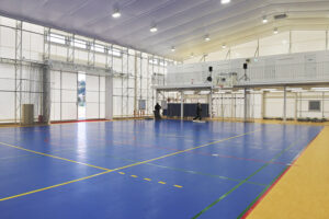 完成した体育館