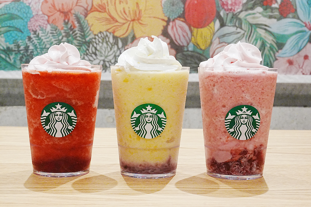 県内初のＭｙフルーツ フラペチーノ