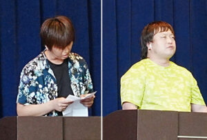 1位に選ばれた木村さん㊧と2位の稲川さん