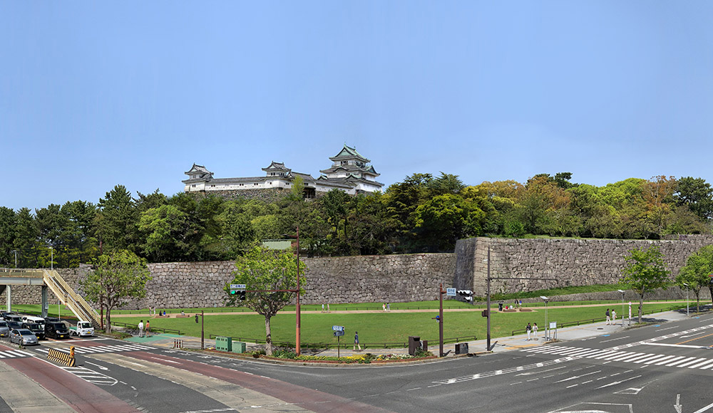 「扇の芝」の復元完成イメージ（和歌山市提供）