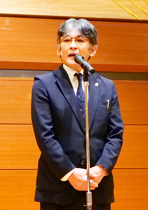 決意を語る保井会長