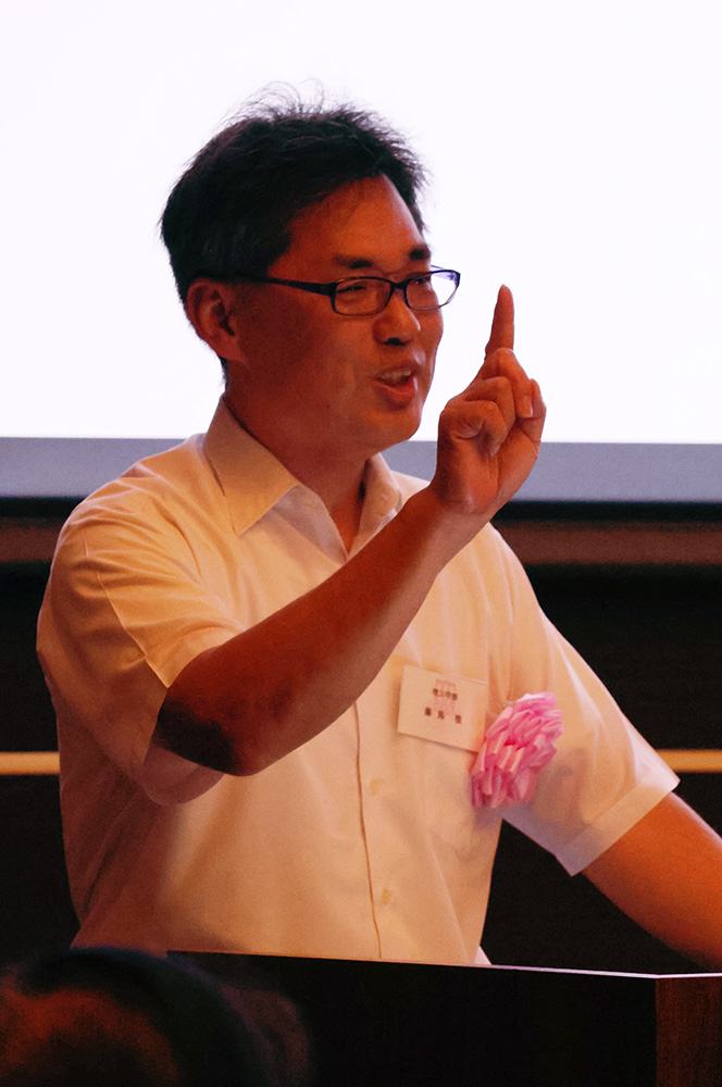 串本古座高の取り組みを紹介する藤島さん