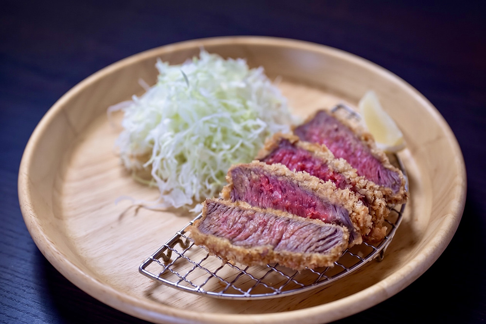和華牛（特上Ａ５）ラムシンかつ（２７５０円）