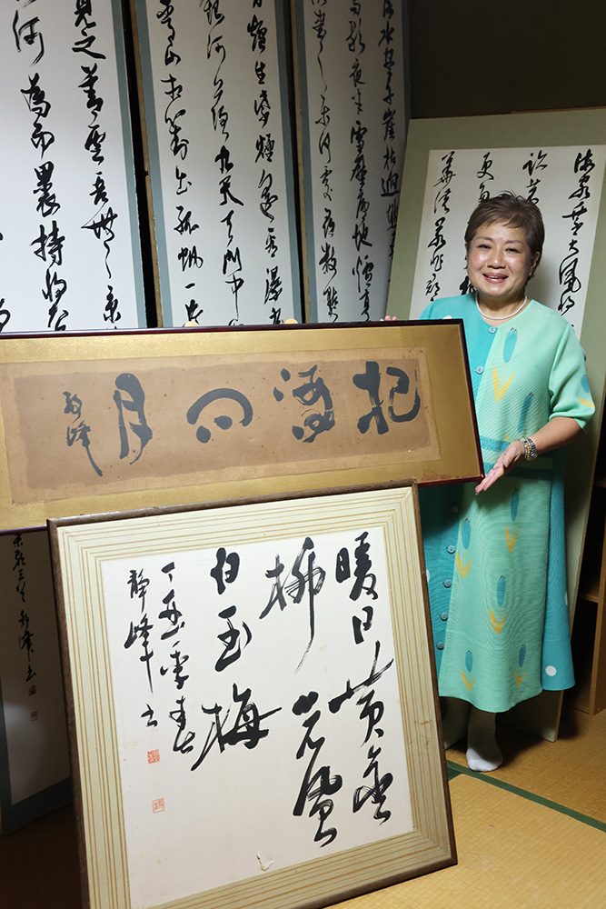 清一さんの作品と美鶴さん